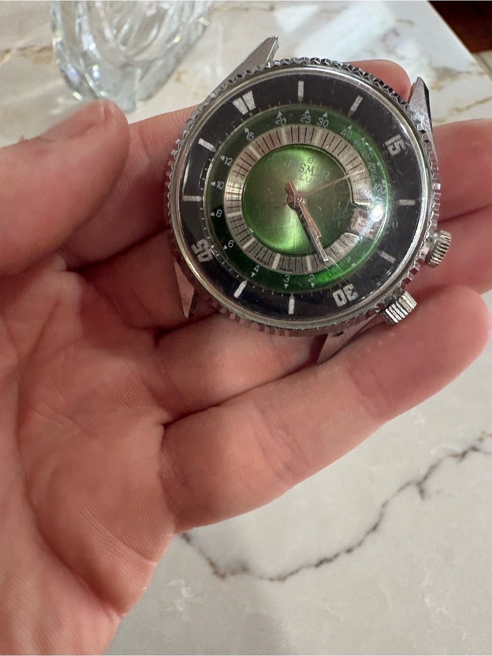 Josmar De Luxe mechanical wristwatch 1980 working